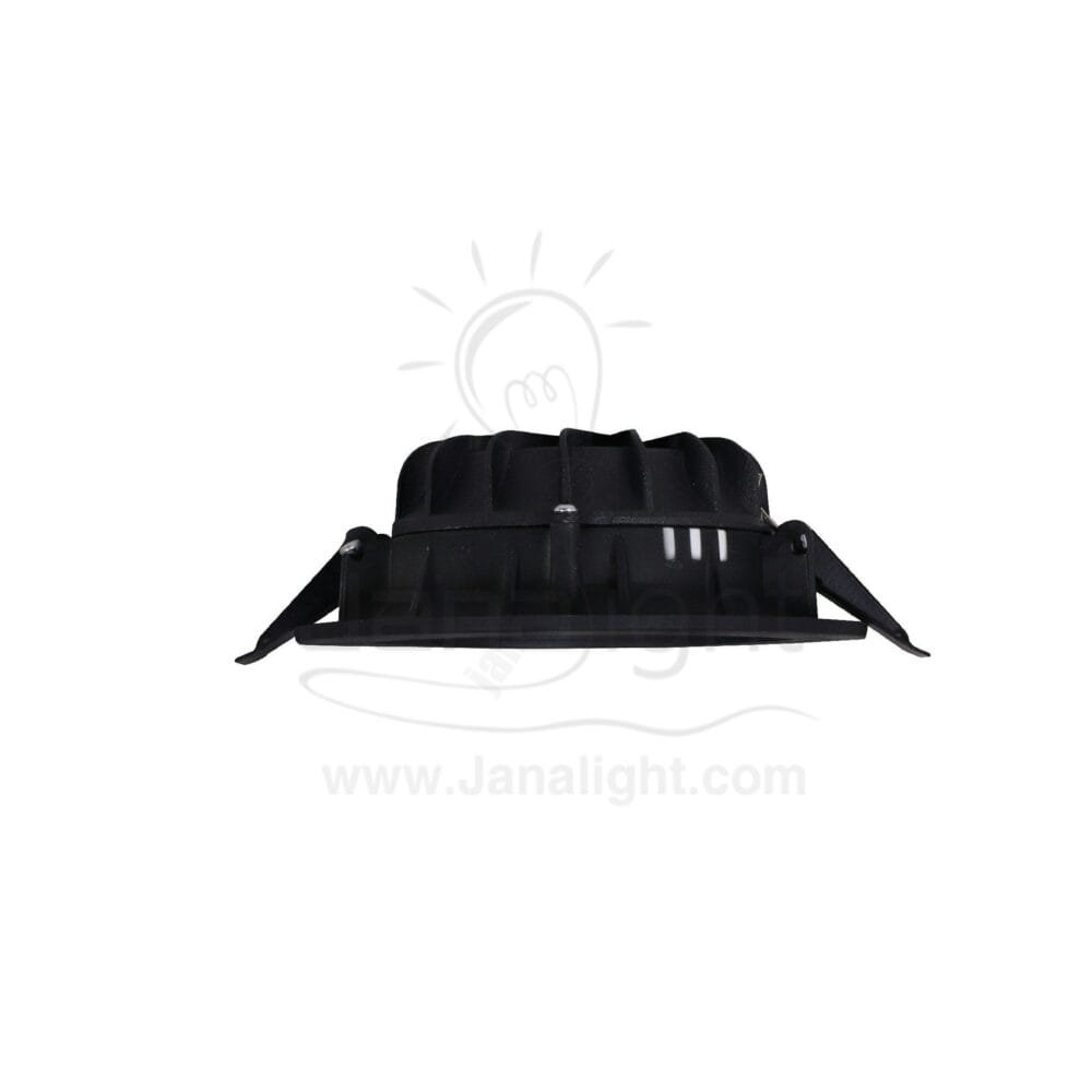 كشاف 10 وات كومبكت وورم حلق اسود مط جنى لايت plastic warm compact 10 watt downlight